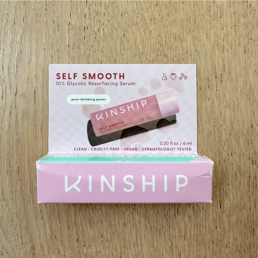 🧖🏻‍♀️ 4/$25 🆕 Kinship Self Smooth 10% Glycolic Resurfacing Serum Travel Size